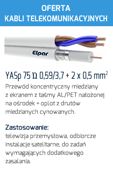 YASp 75 Ώ 0,59/3,7 + 2 x 0,5